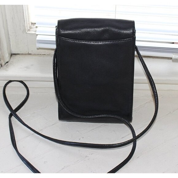 Nine West - Small Crossbody with Turn Lock Closure, Black - Picture 2 of 8